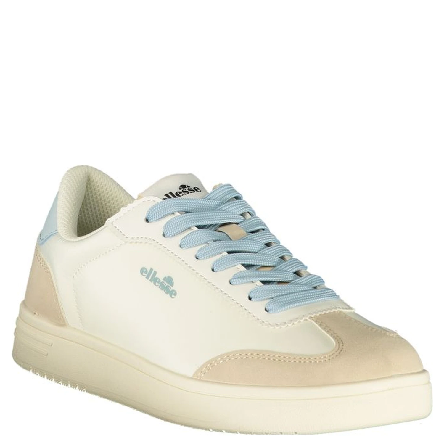 White Polyurethane Women Sneaker