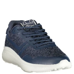 Blu Polyester Men Sneaker