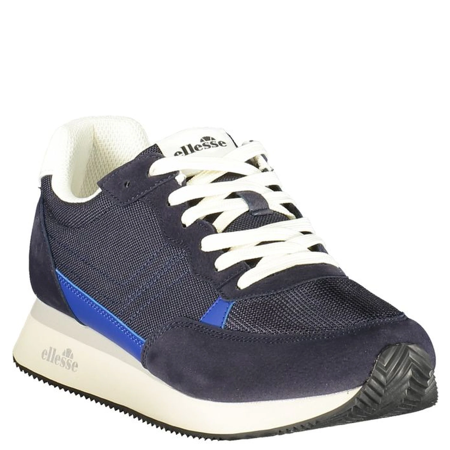 Blue Polyurethane Men Sneaker