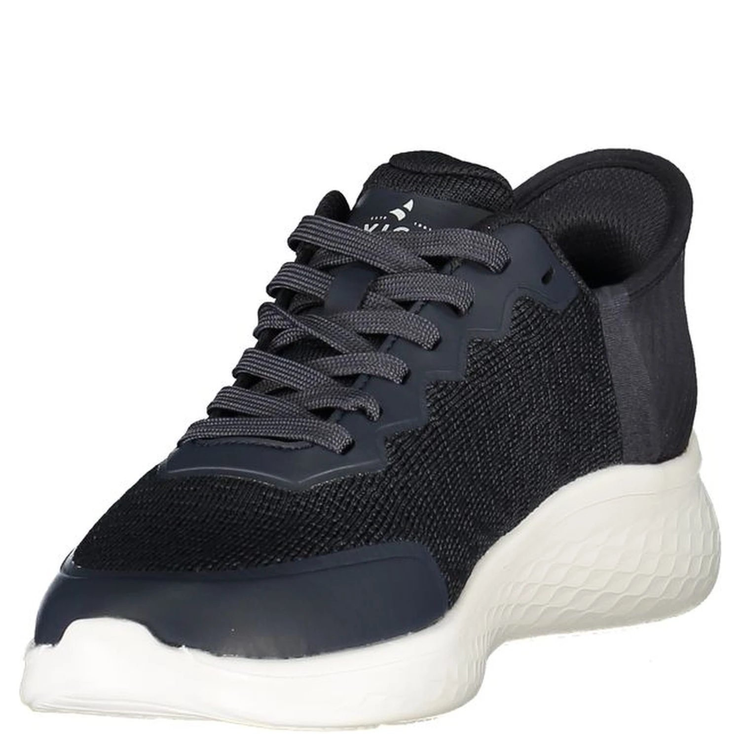 Blue Polyurethane Men Sneaker