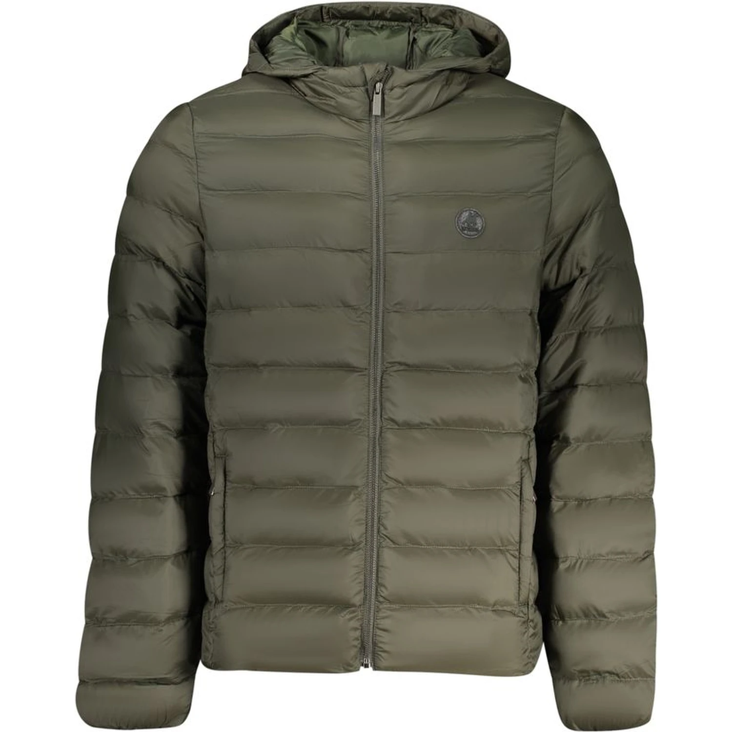Green Polyester Shell Jacket