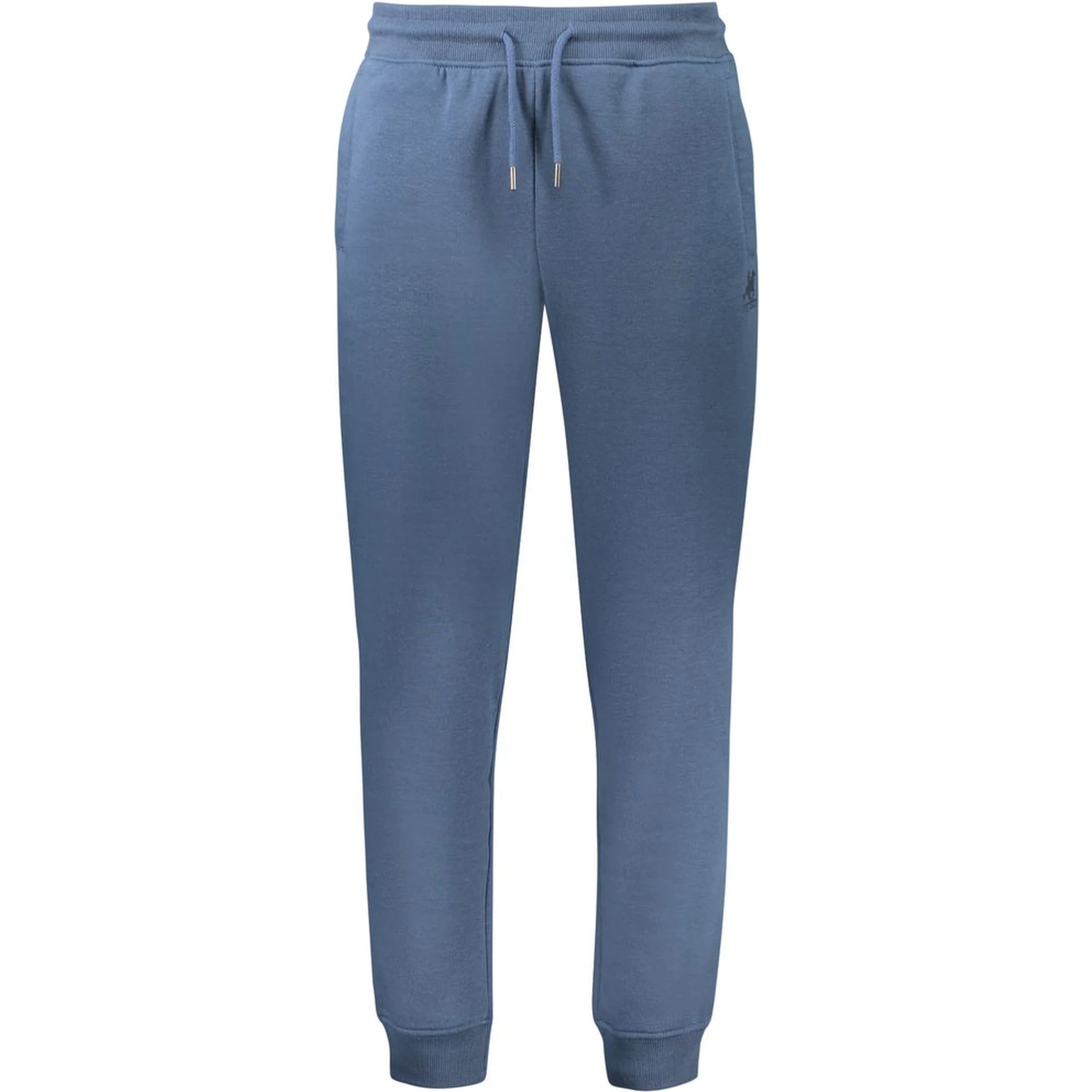 Blue Polyester Men's Trouser