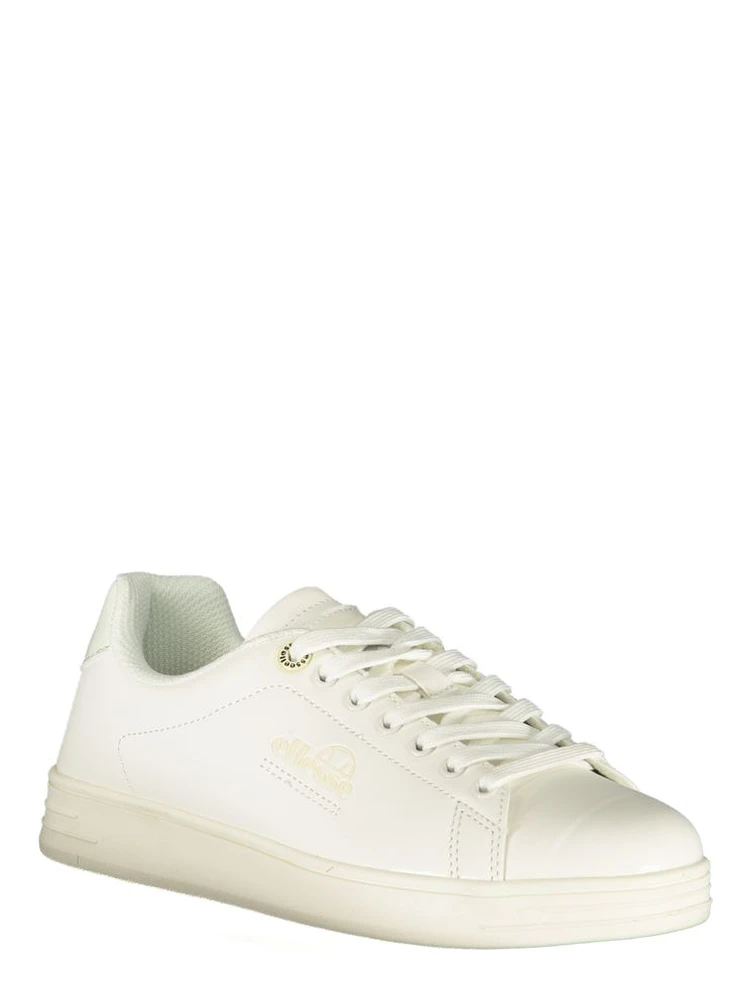 White Polyurethane Women Sneaker alternative