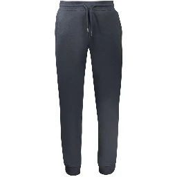 Blue Polyester Men's Sweatpant