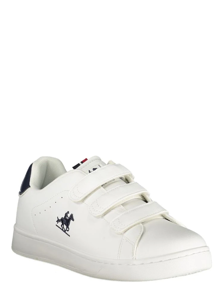 White Polyester Athletic Sneakers alternative
