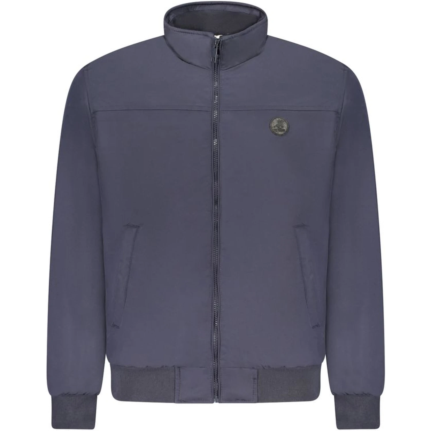 Blu Polyester Men's Jacket
