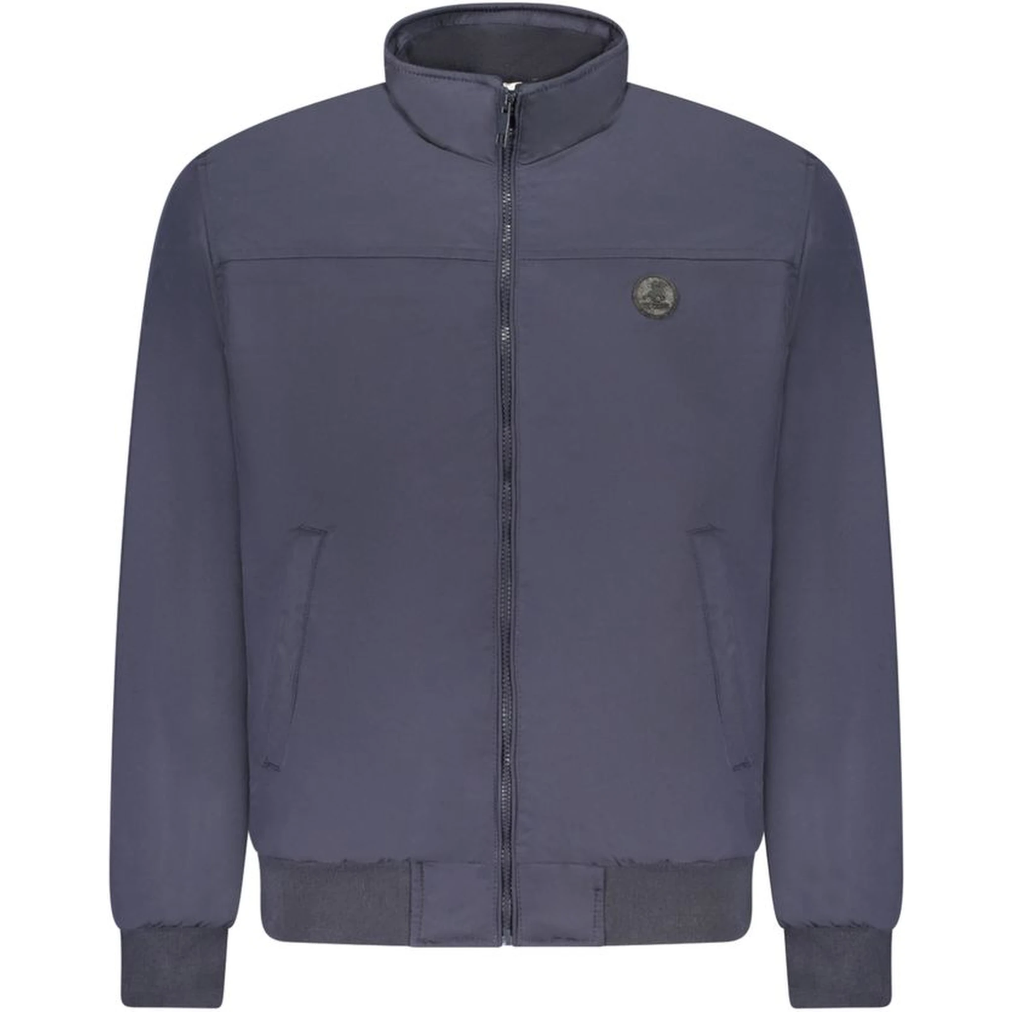 Blu Polyester Men's Jacket