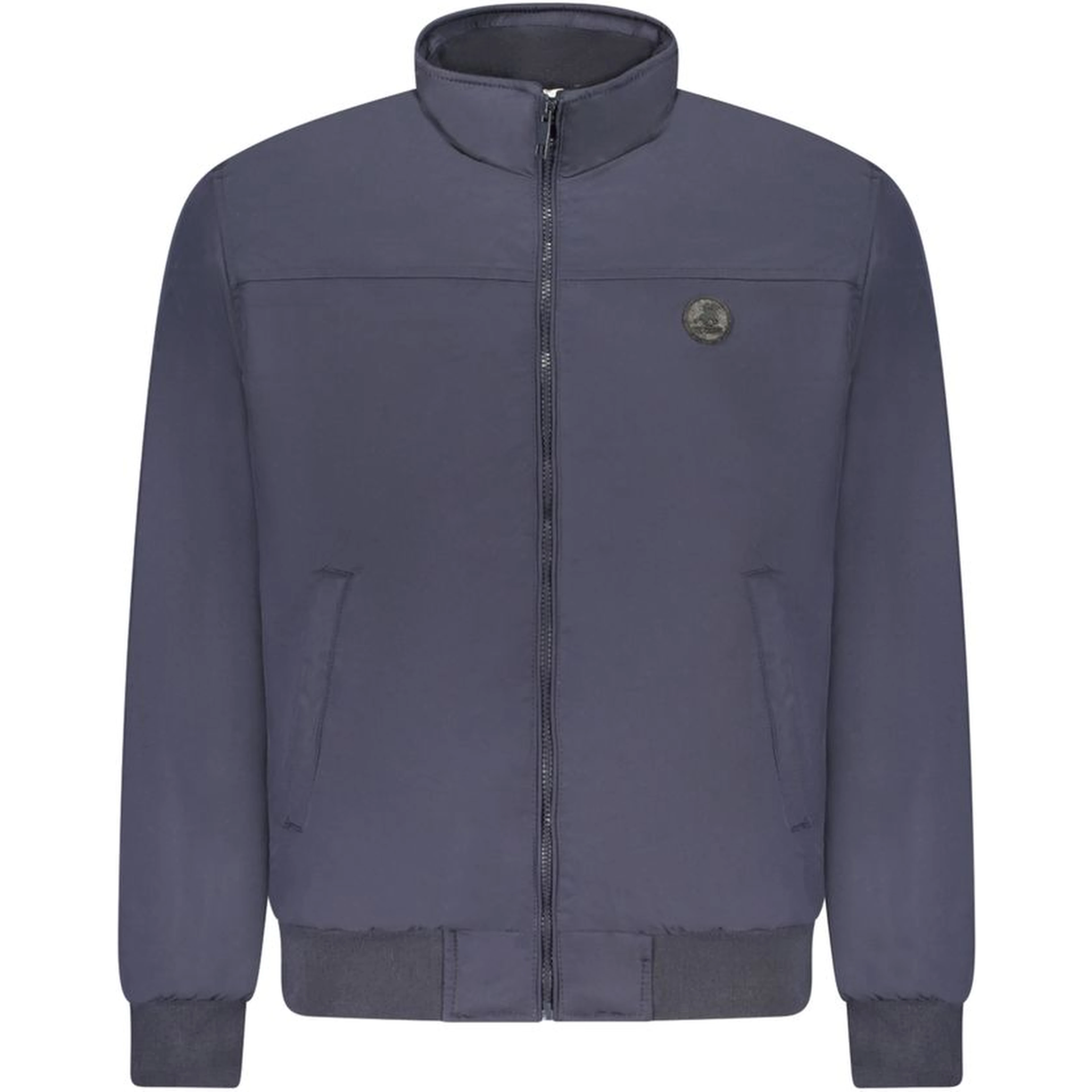 Blu Polyester Men's Jacket