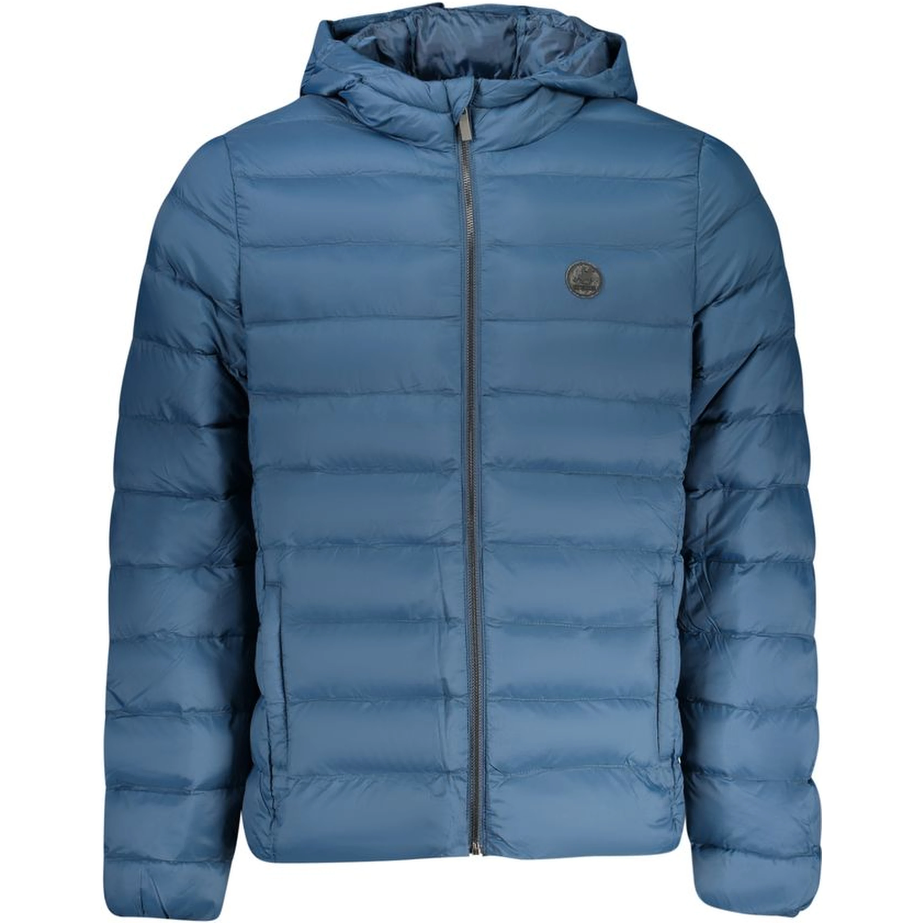 Blue Polyester Men's Jacket