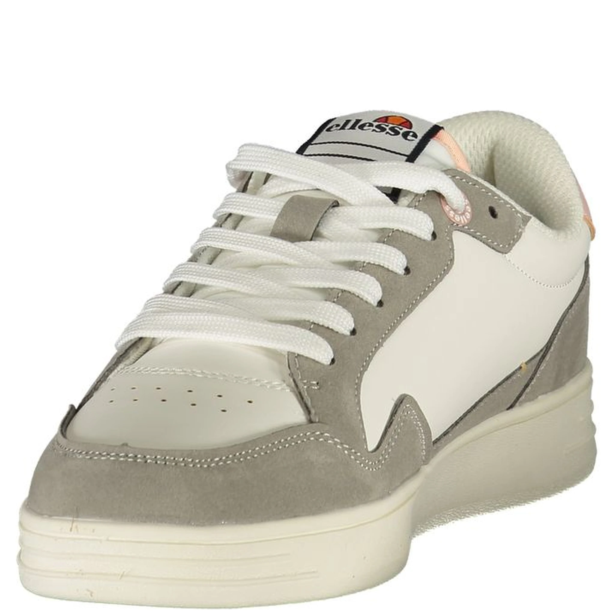 White Polyurethane Women Sneaker