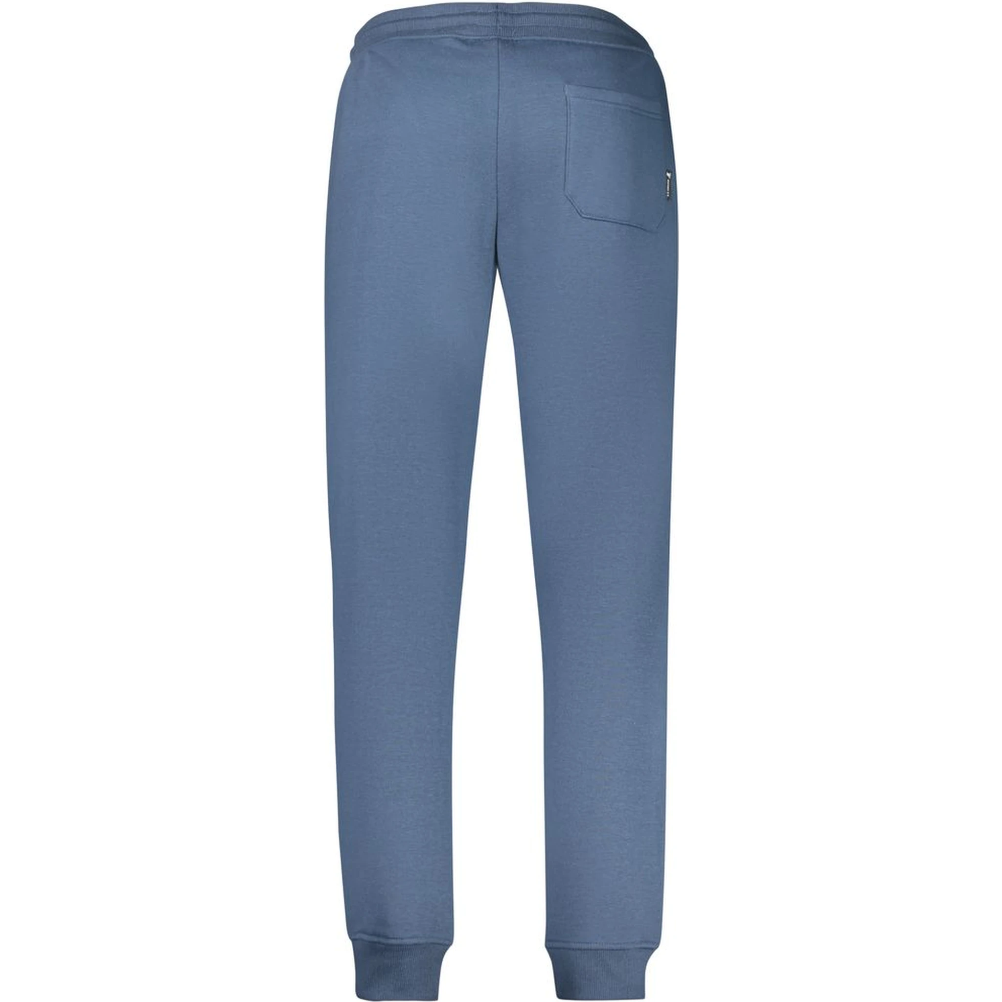 Blue Polyester Men's Trouser