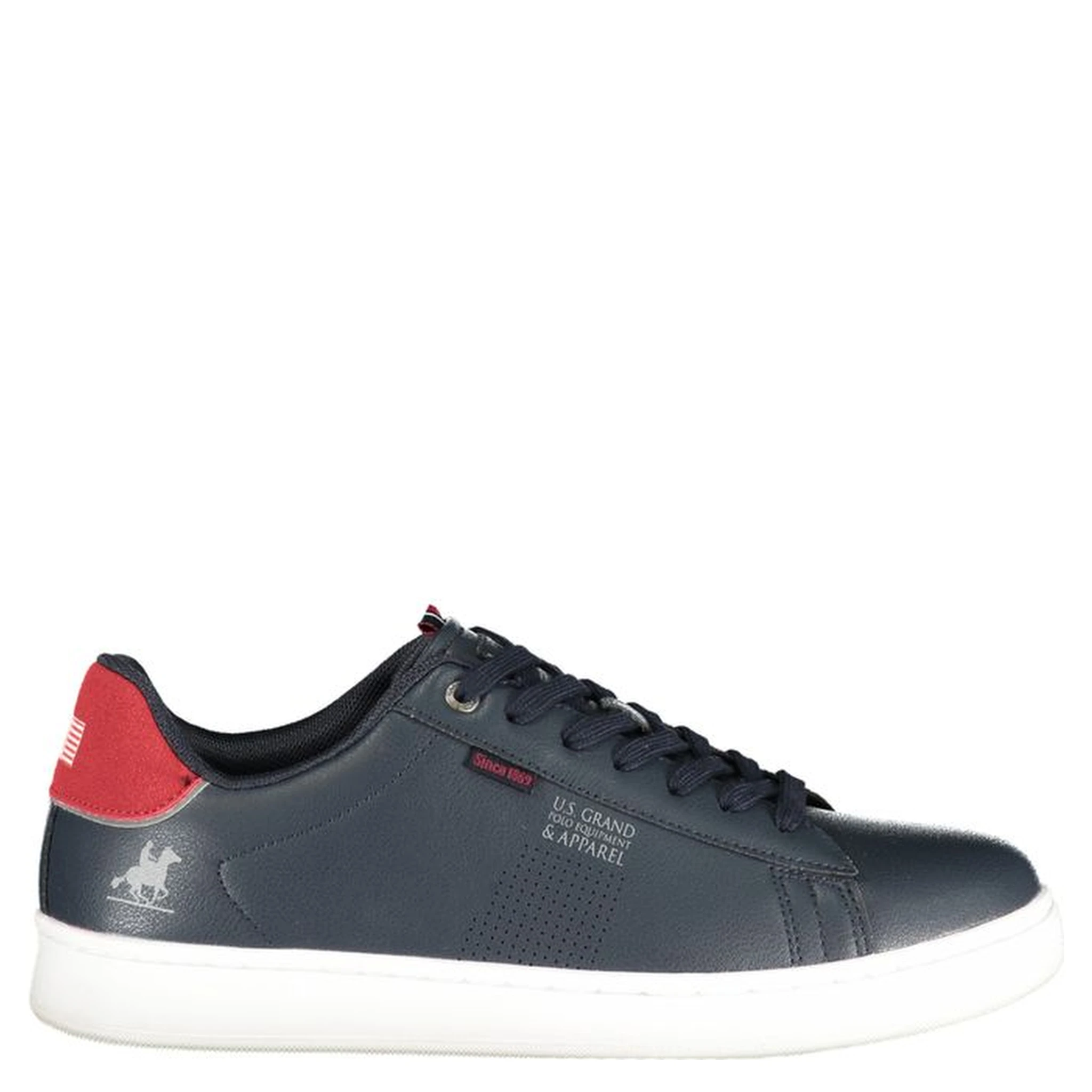 Blue Polyurethane Men's Sneaker