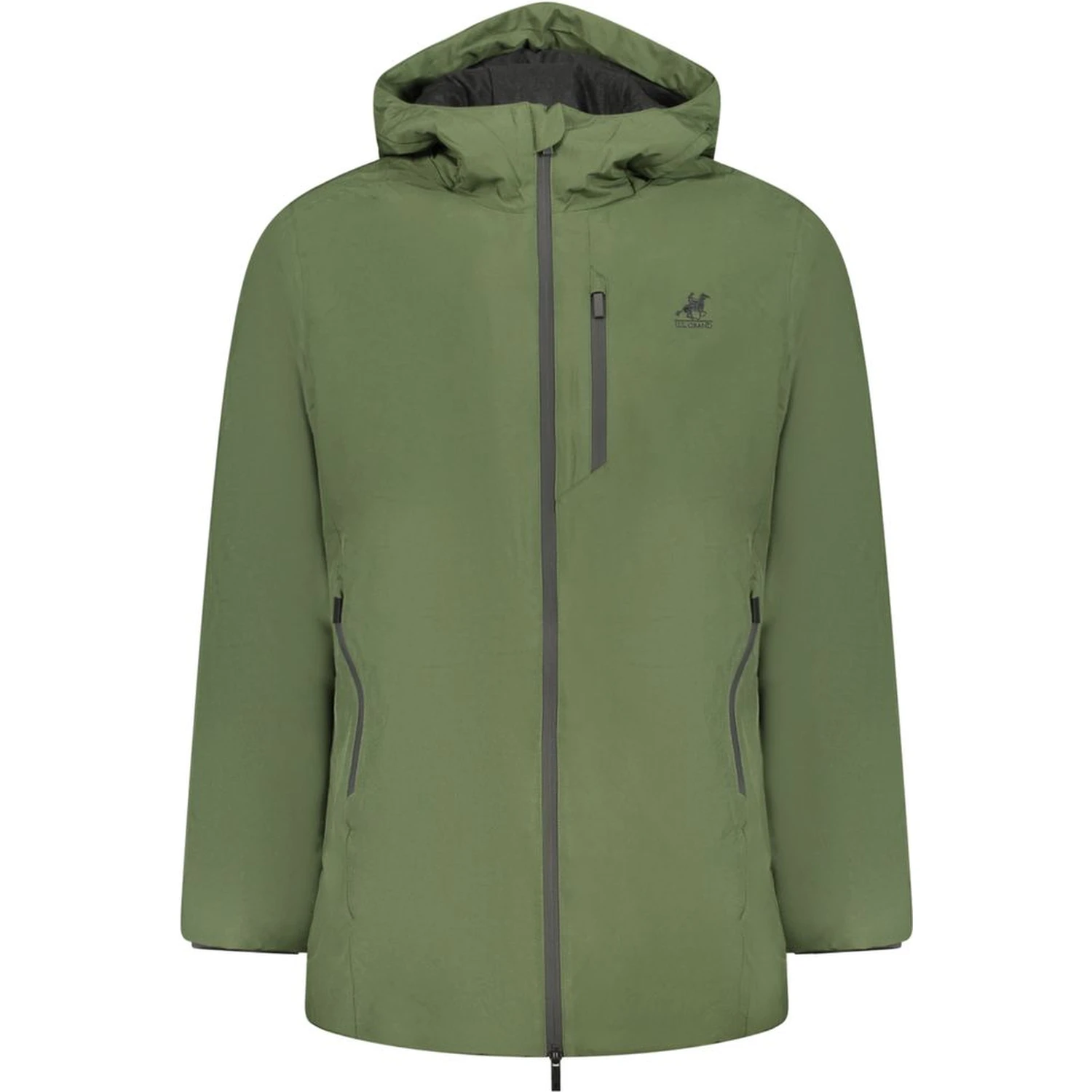 Verde Polyester Men Jacket