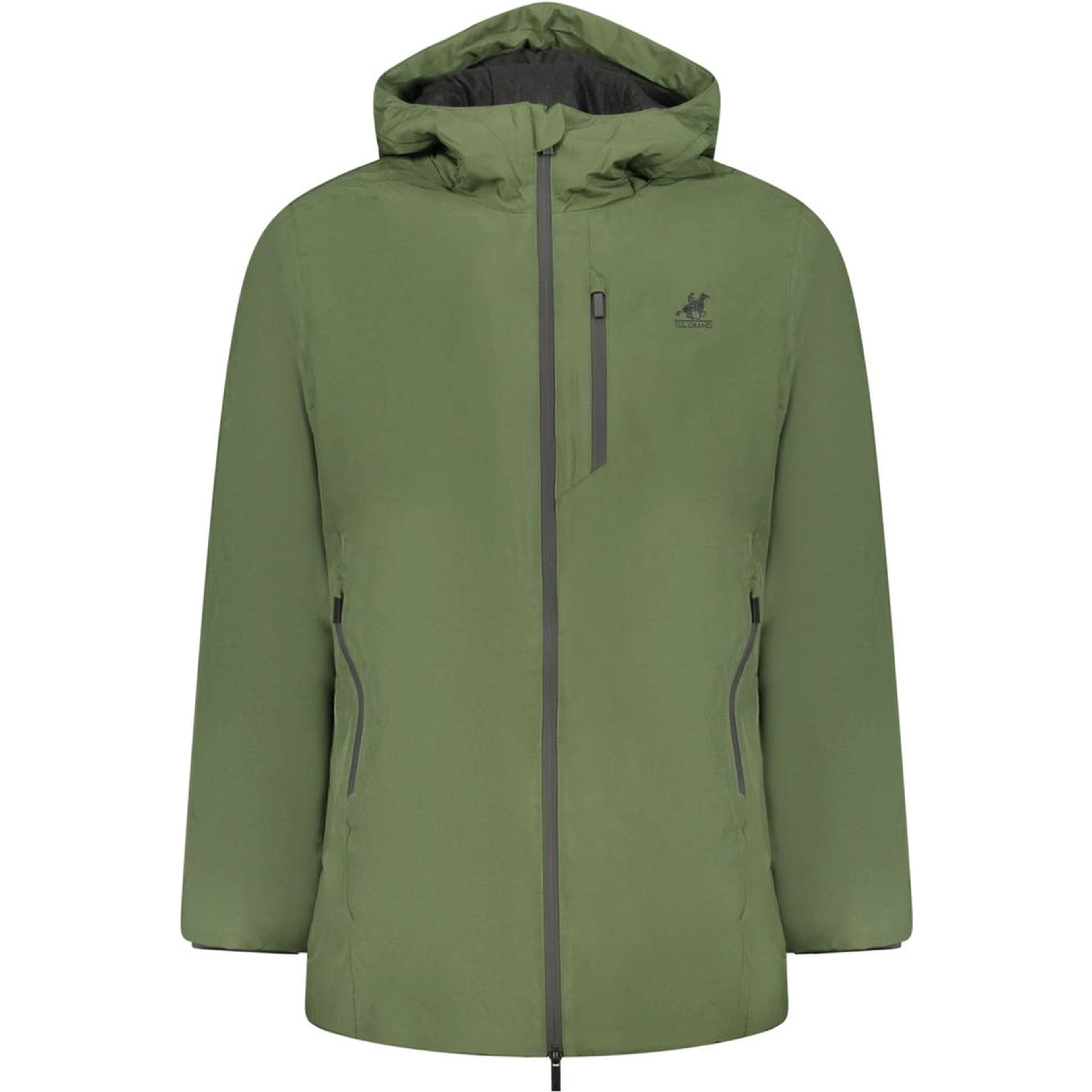 Verde Polyester Men Jacket