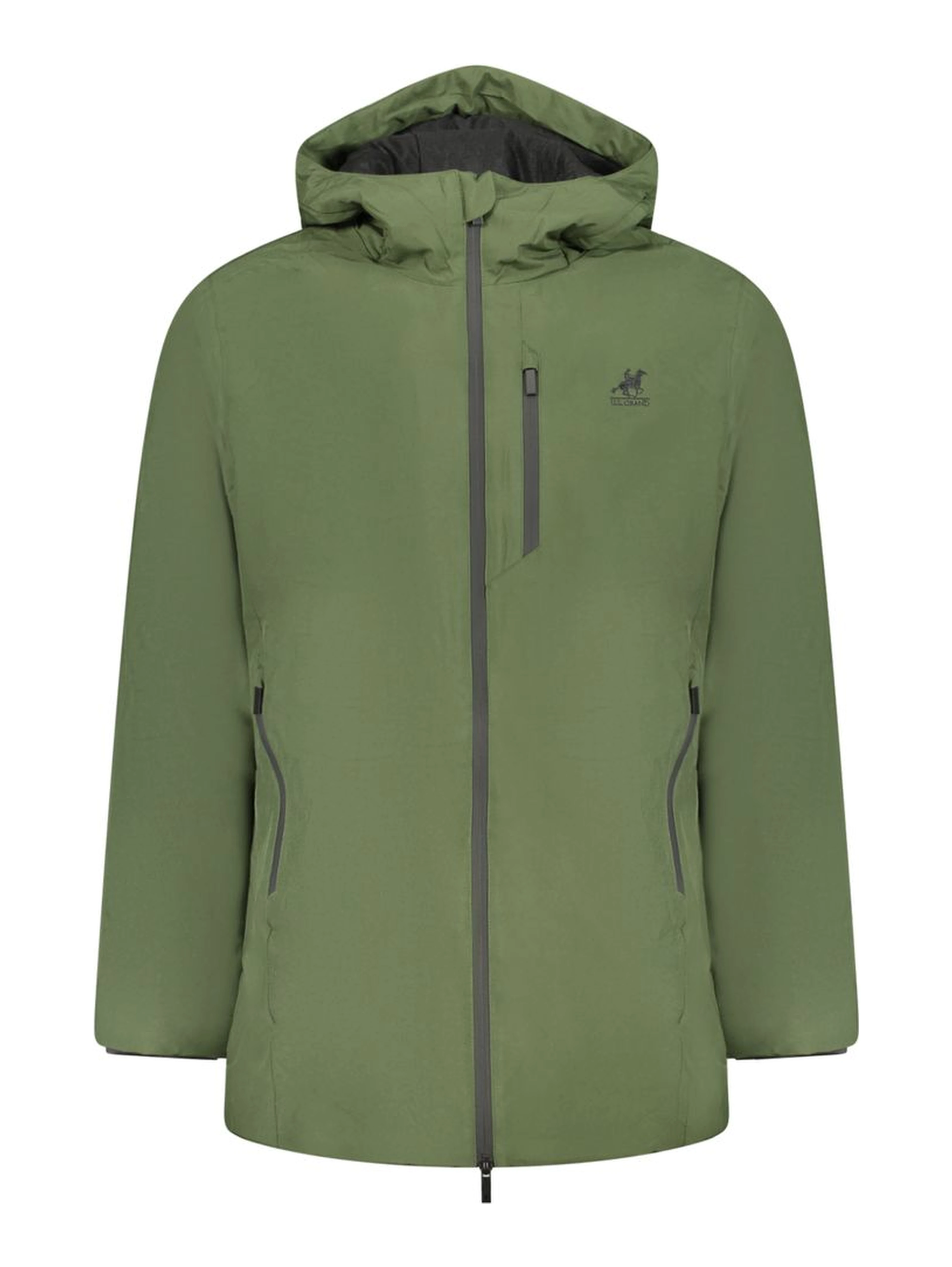 Verde Polyester Men Jacket