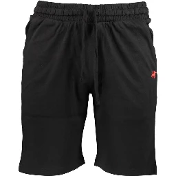 Black Cotton Men's Sweatpant