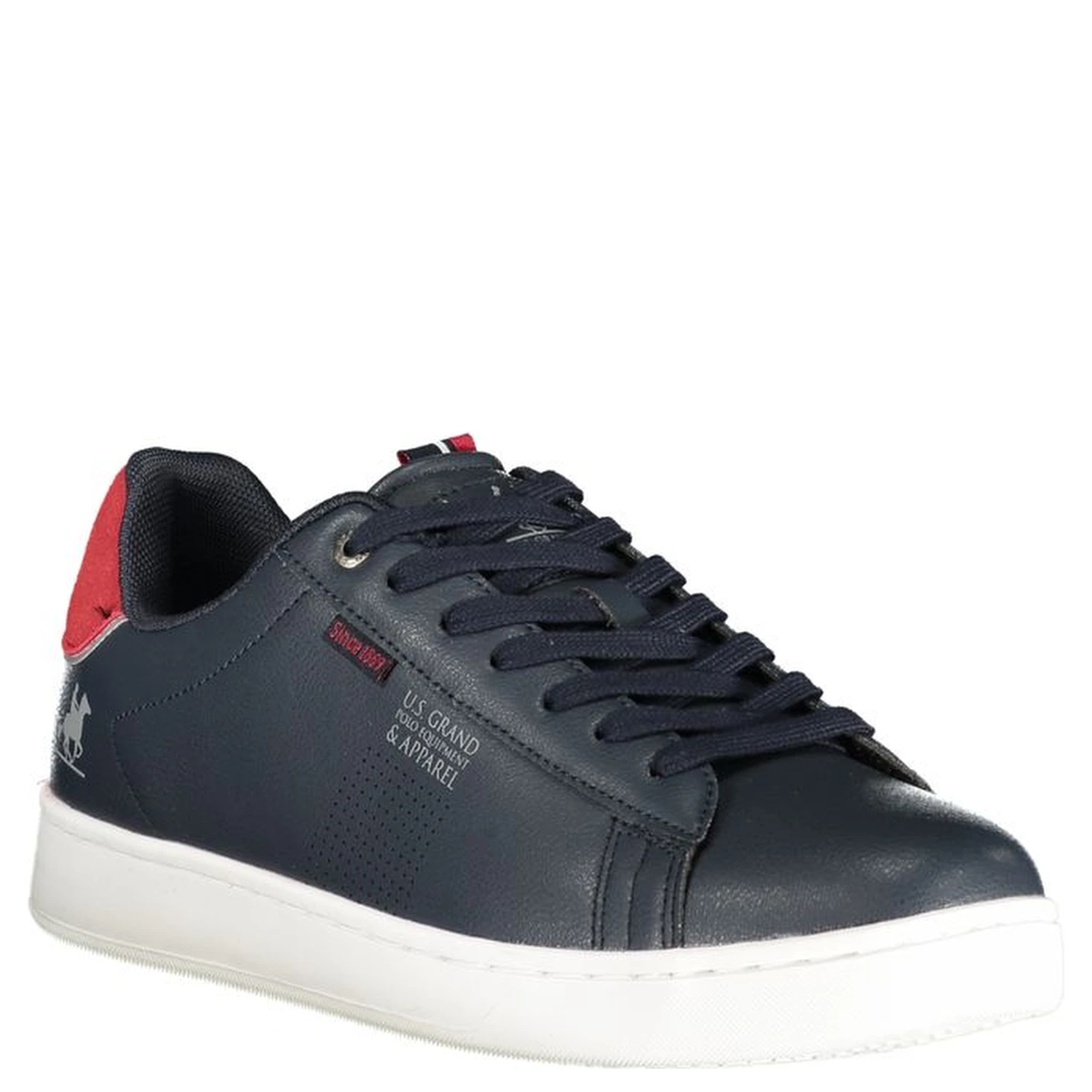 Blue Polyurethane Men's Sneaker