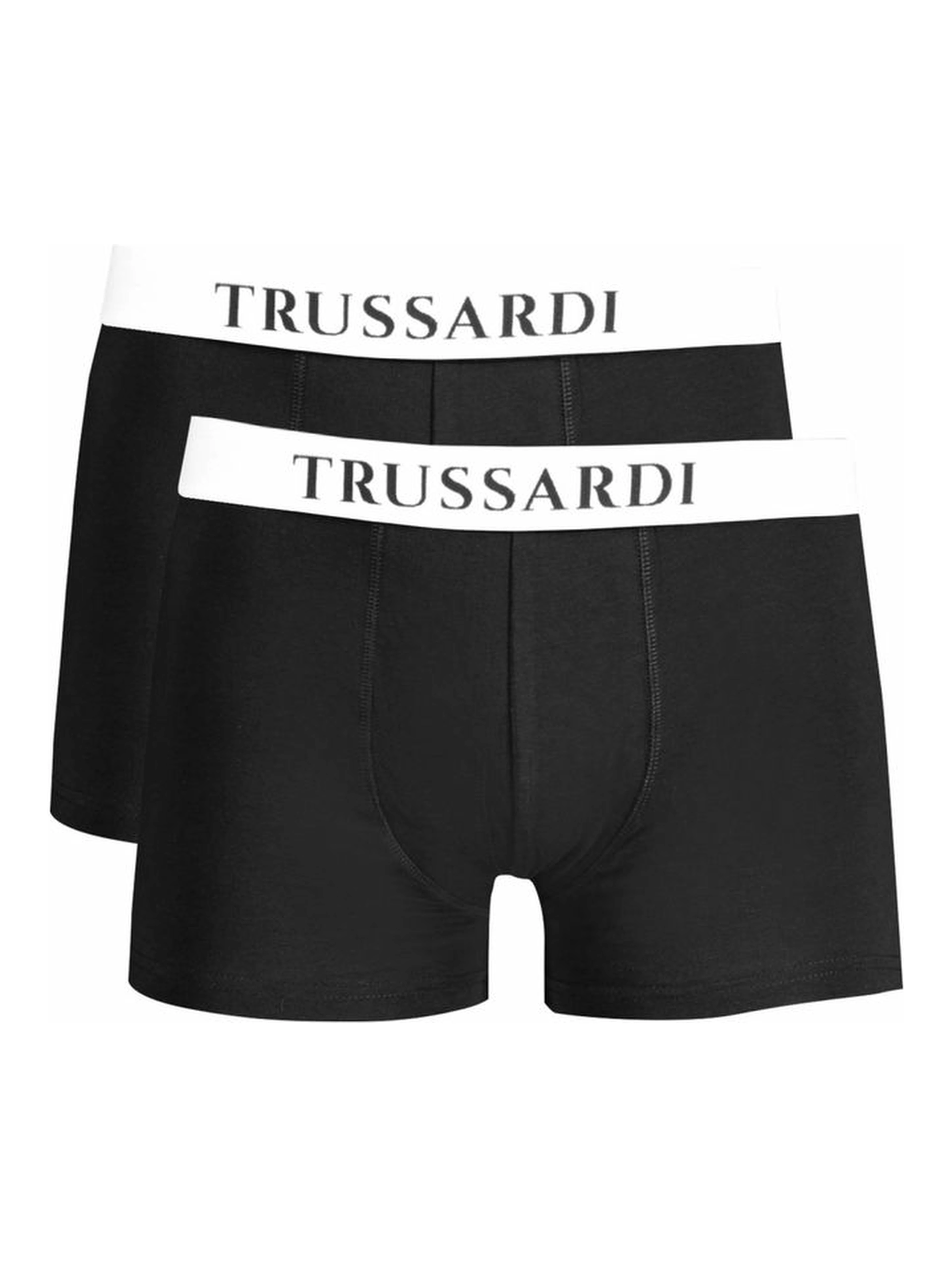 Black Cotton Men's Boxer Briefs