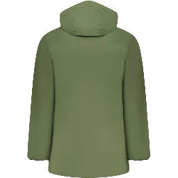 Verde Polyester Men Jacket