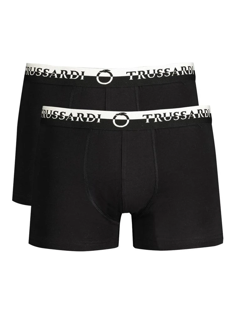 Black Cotton Men's Boxer