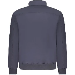 Blu Polyester Men's Jacket
