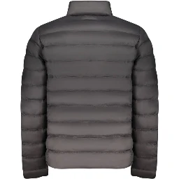 Black Polyester Men's Jacket