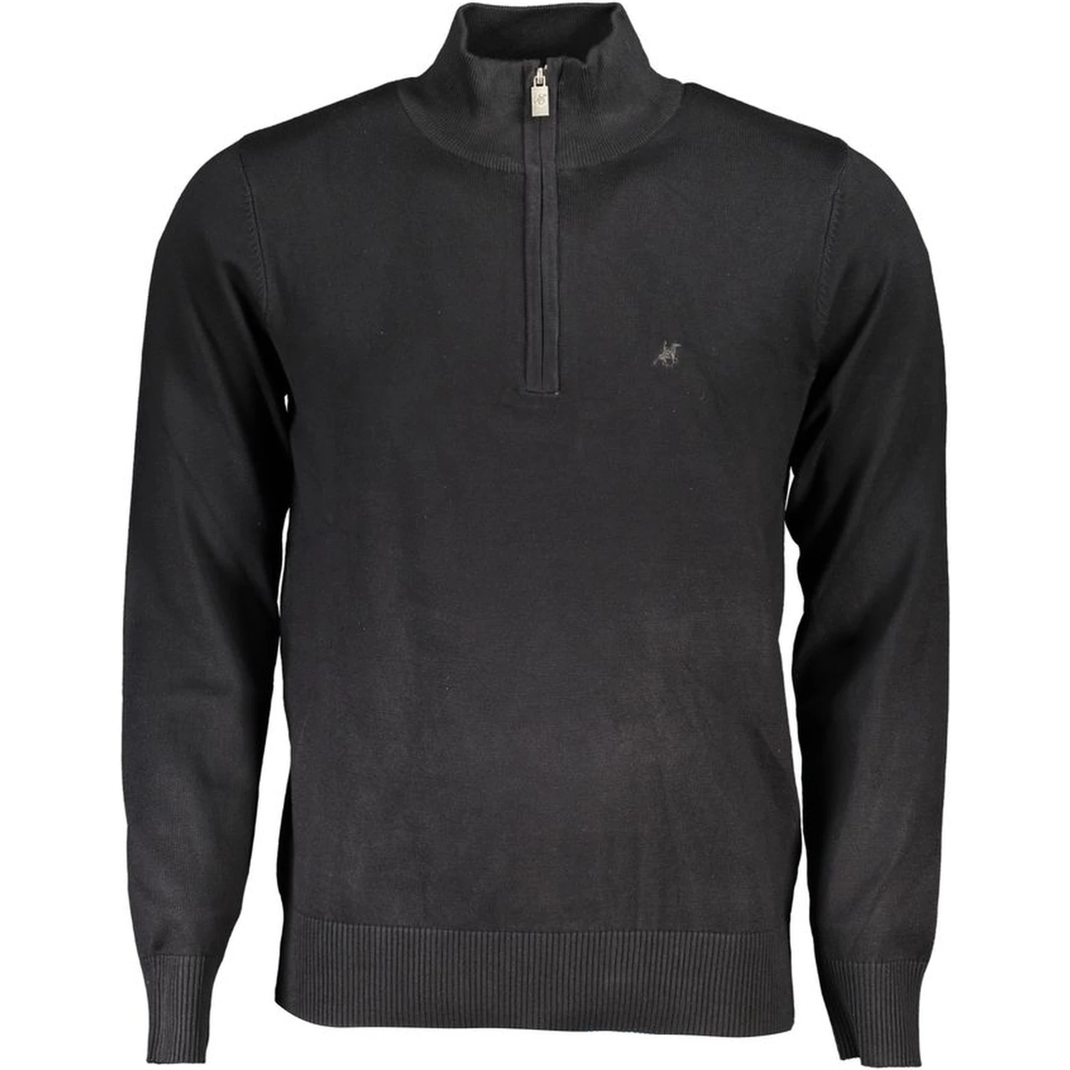 Black Nylon Sweatshirt