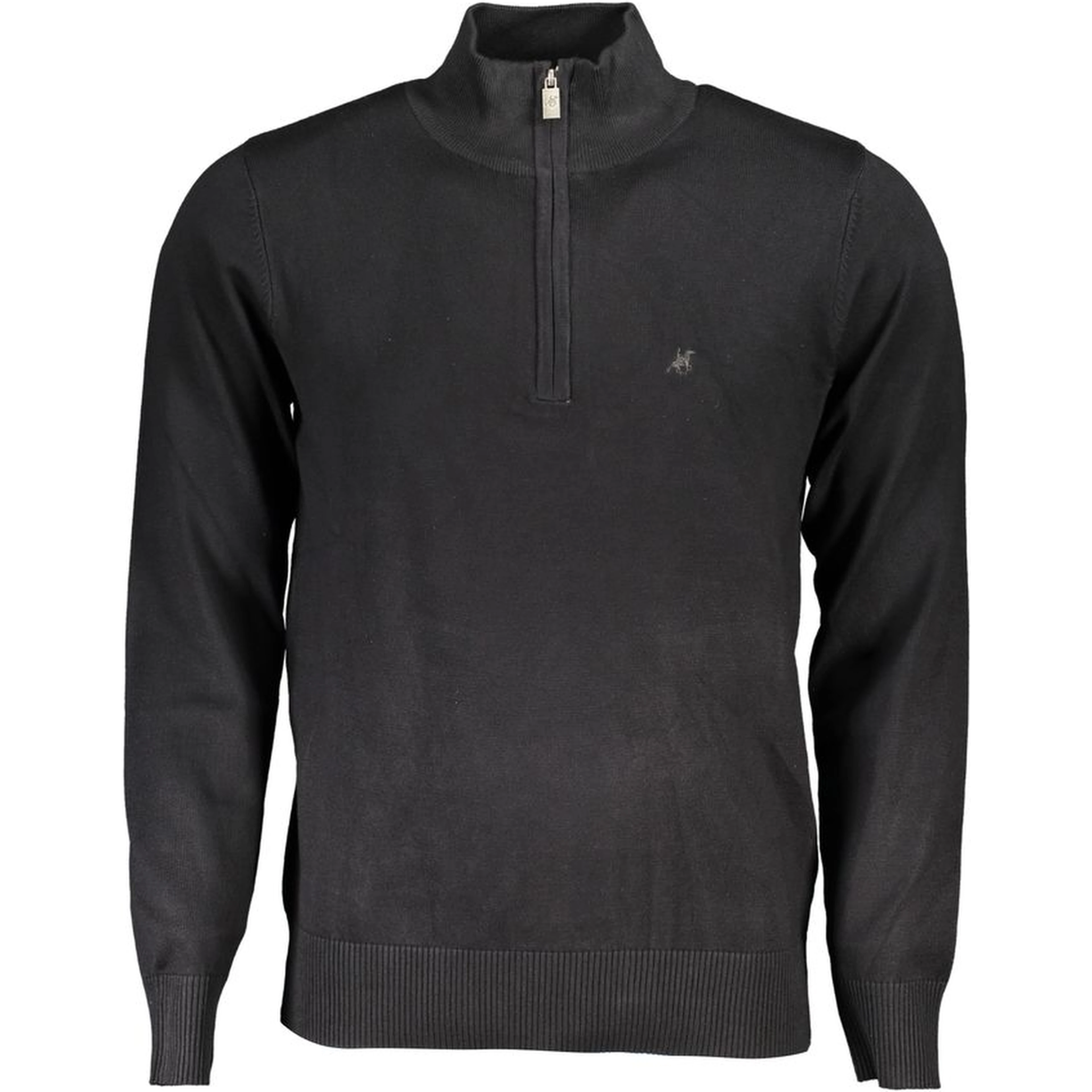 Black Nylon Sweatshirt