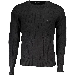 Black Nylon Sweatshirt