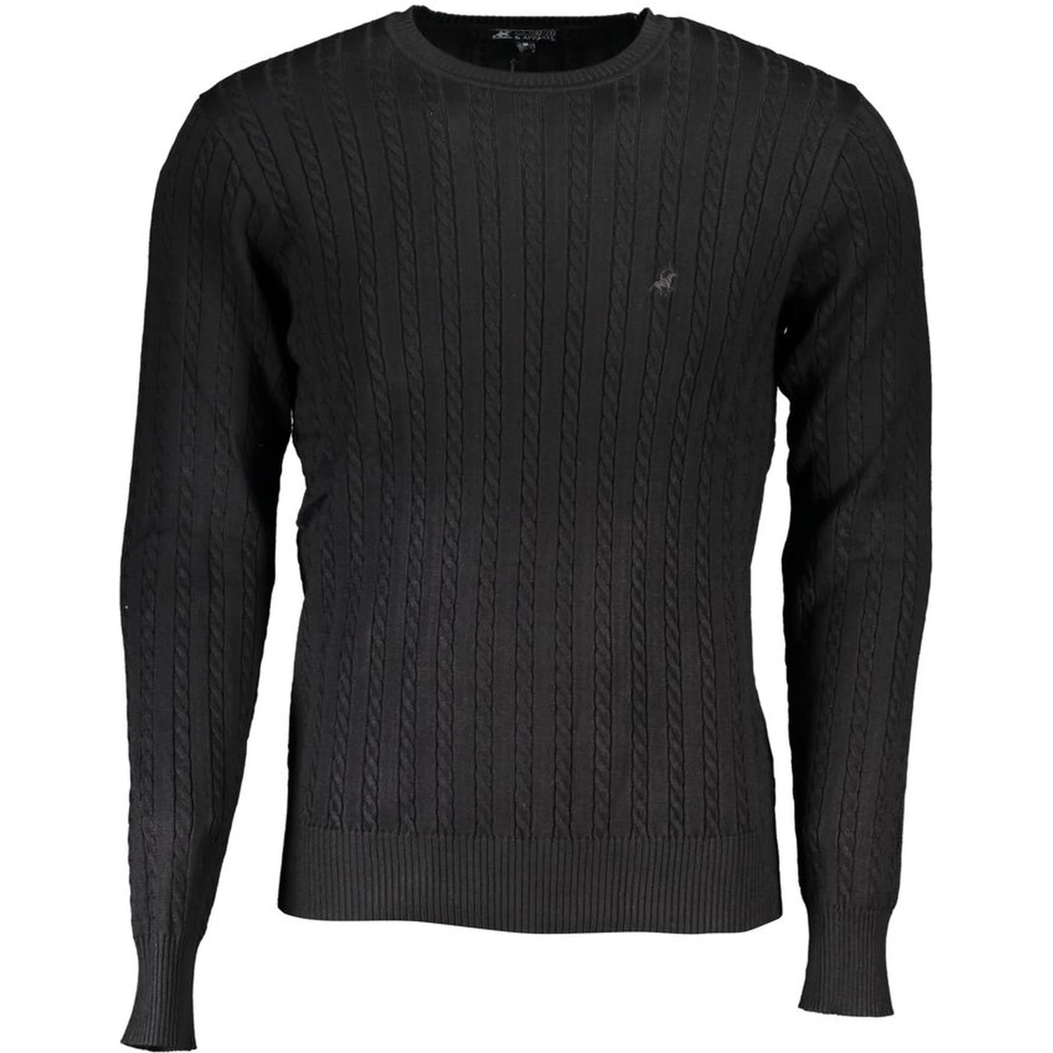 Black Nylon Sweatshirt
