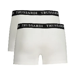 White Cotton Men's Boxer Brief