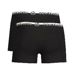 Black Cotton Men's Boxer