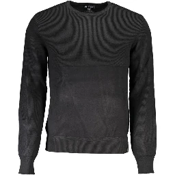 Black Nylon Sweatshirt