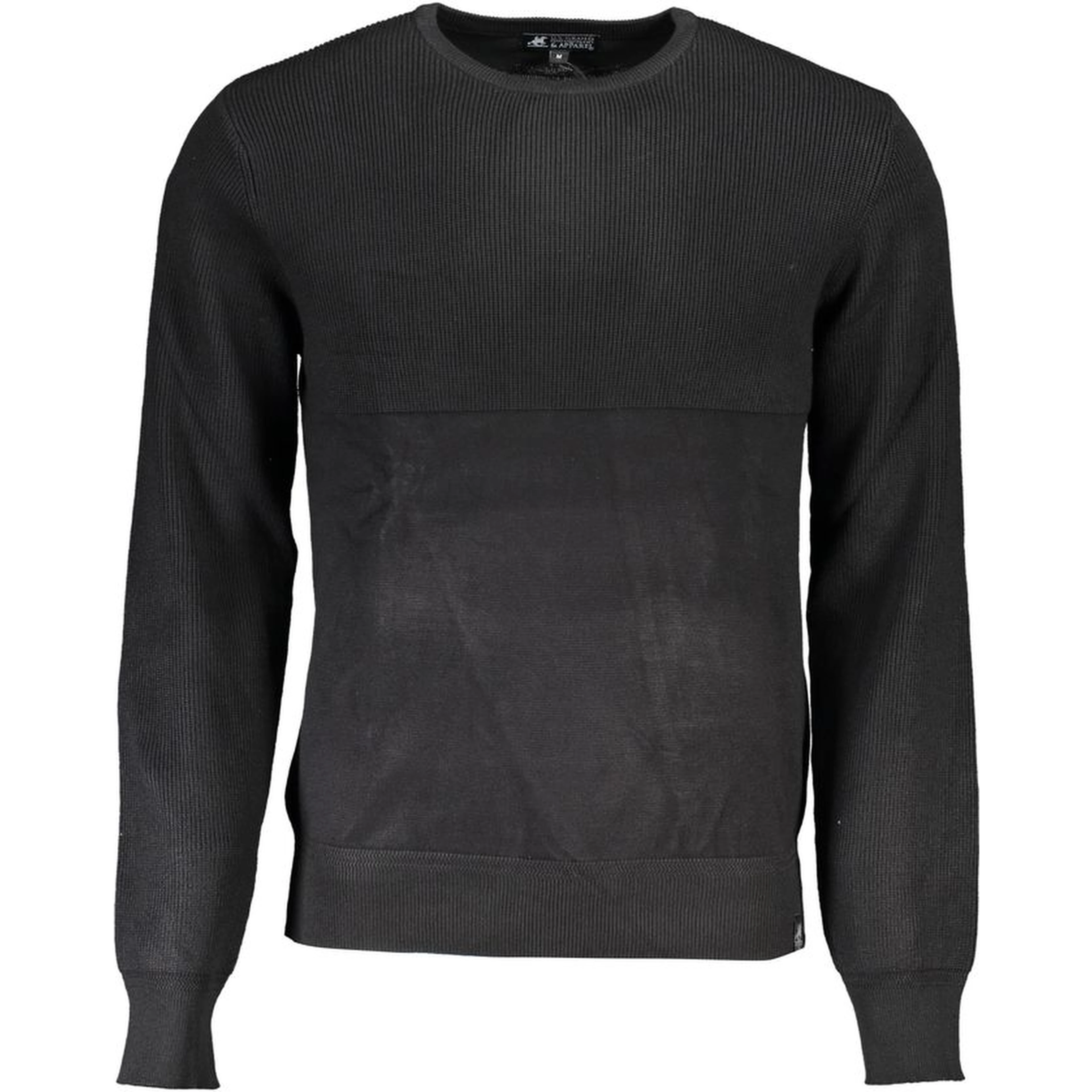 Black Nylon Sweatshirt