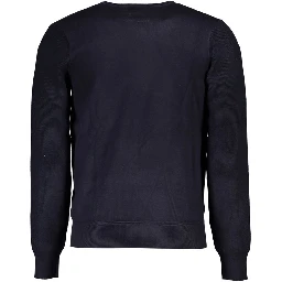 Blue Nylon Sweatshirt