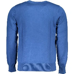 Blue Nylon Sweatshirt