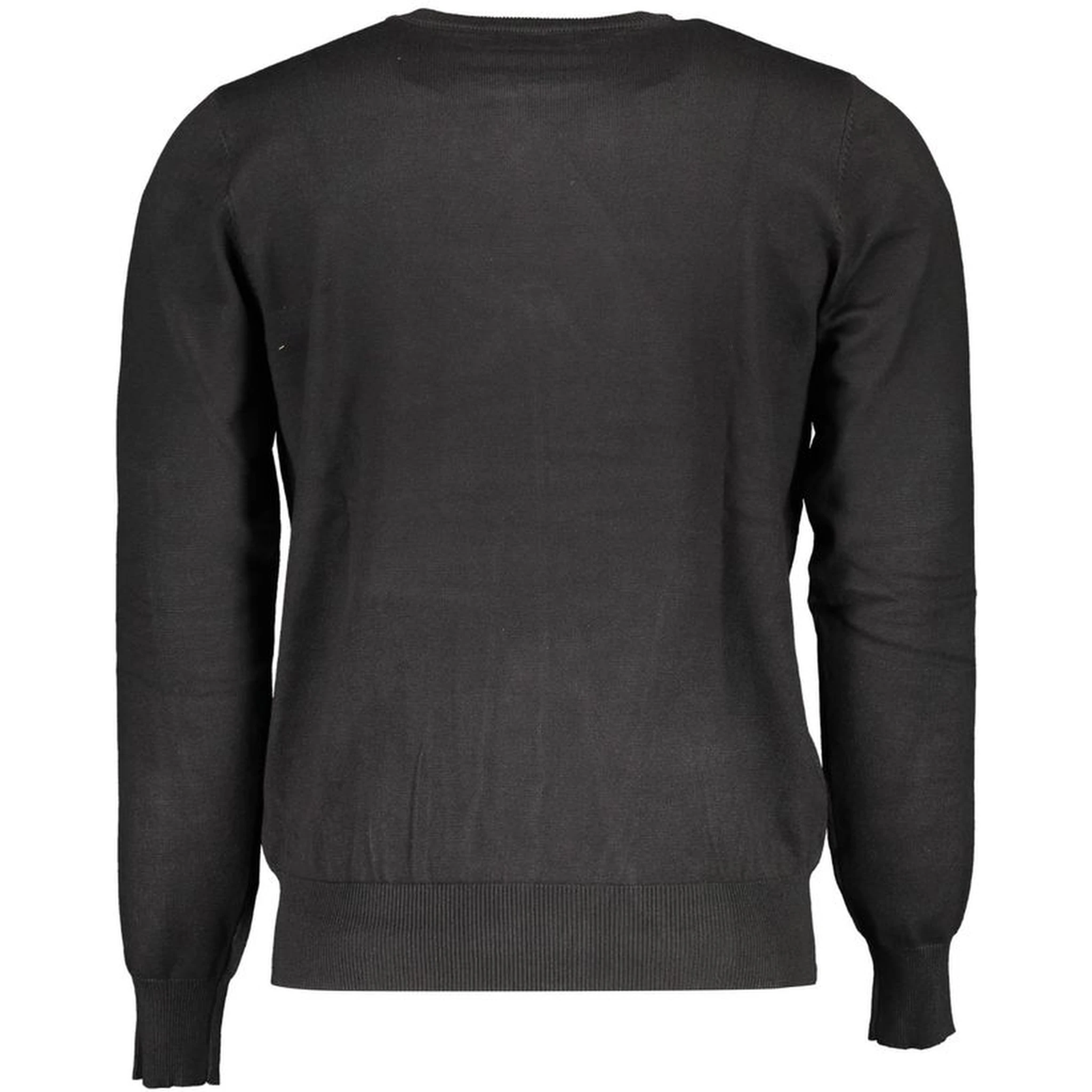 Black Viscosa Men Sweater