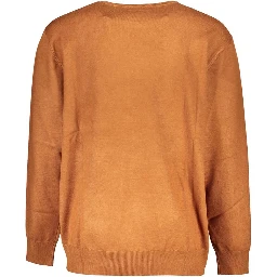 Brown Nylon Sweatshirt
