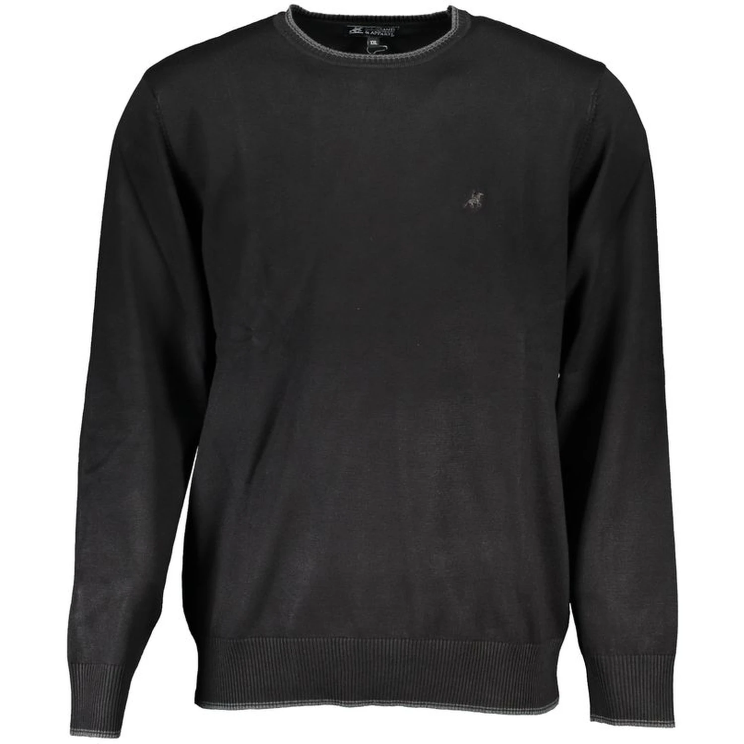 Black Nylon Sweatshirt