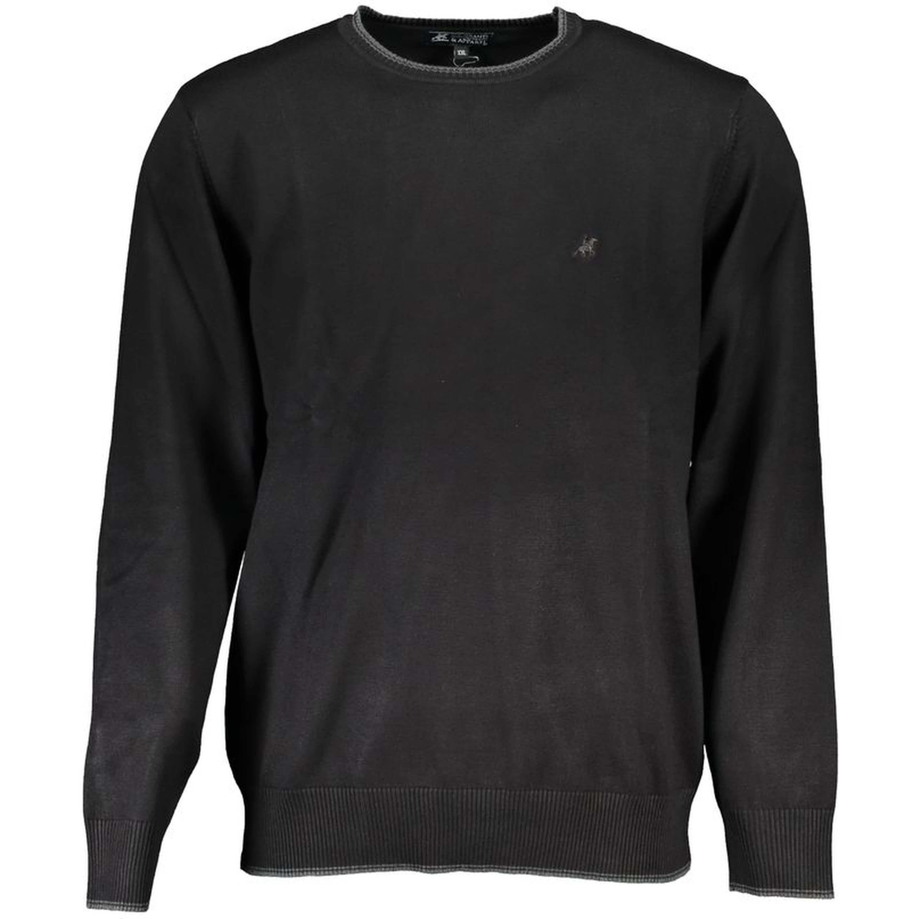 Black Nylon Sweatshirt