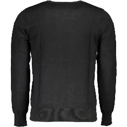 Black Nylon Sweatshirt