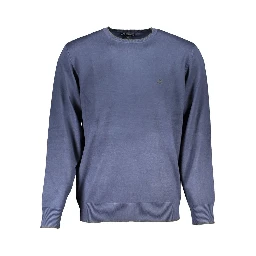 Blue Nylon Sweatshirt