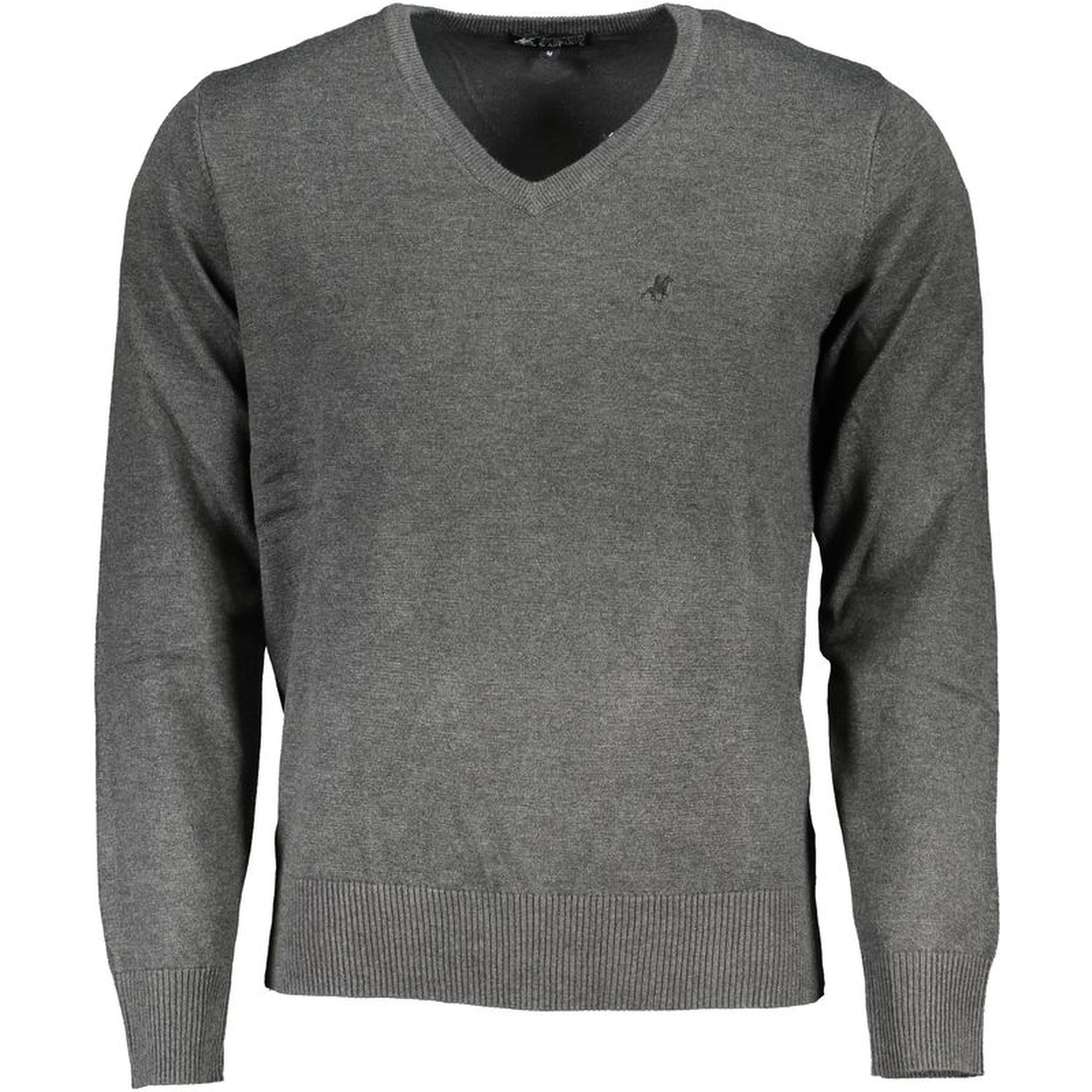 Gray Viscosa Mens Sweater