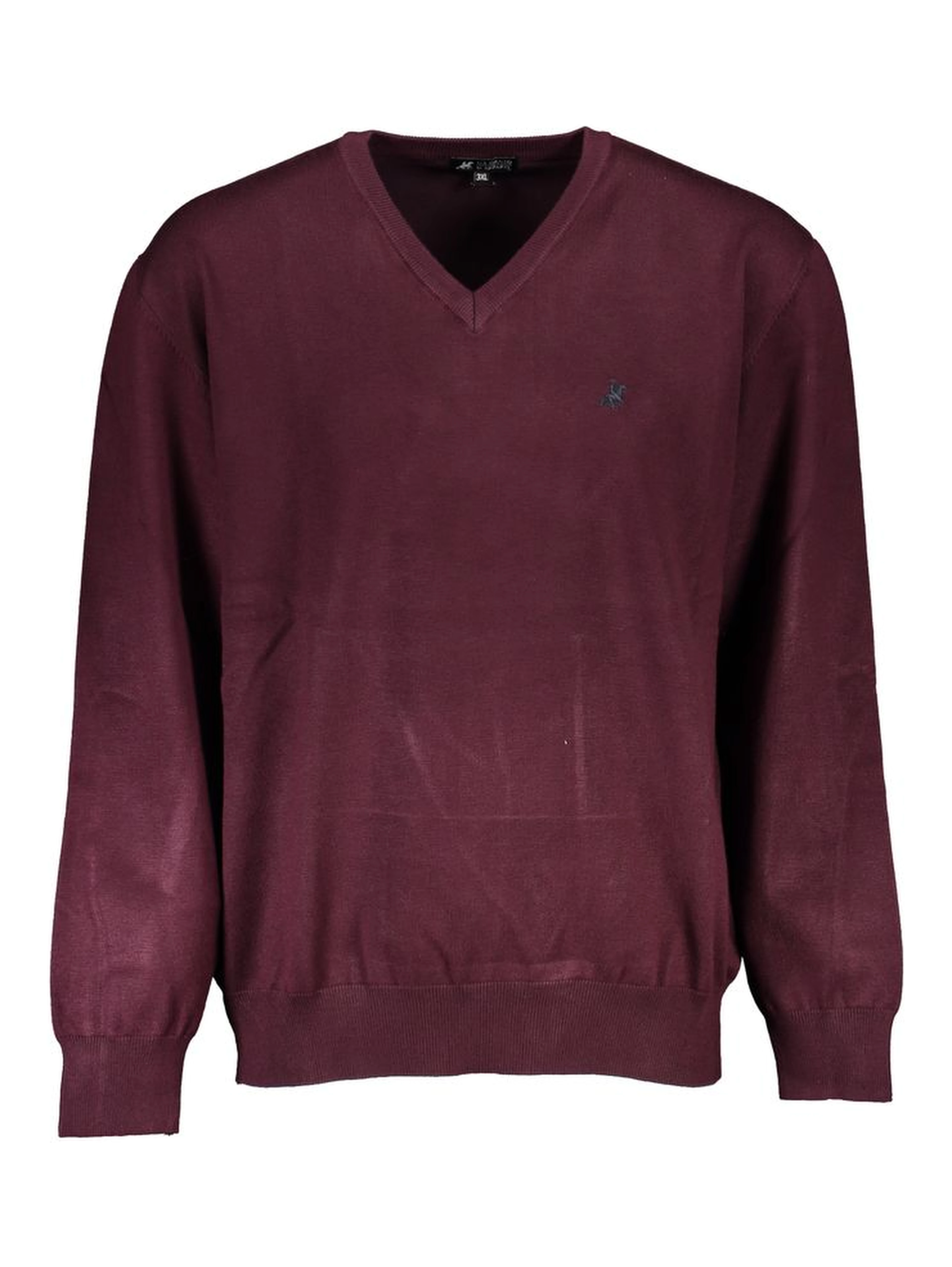 Red Viscosa Men Sweater