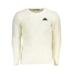 White Fabric Sweatshirt