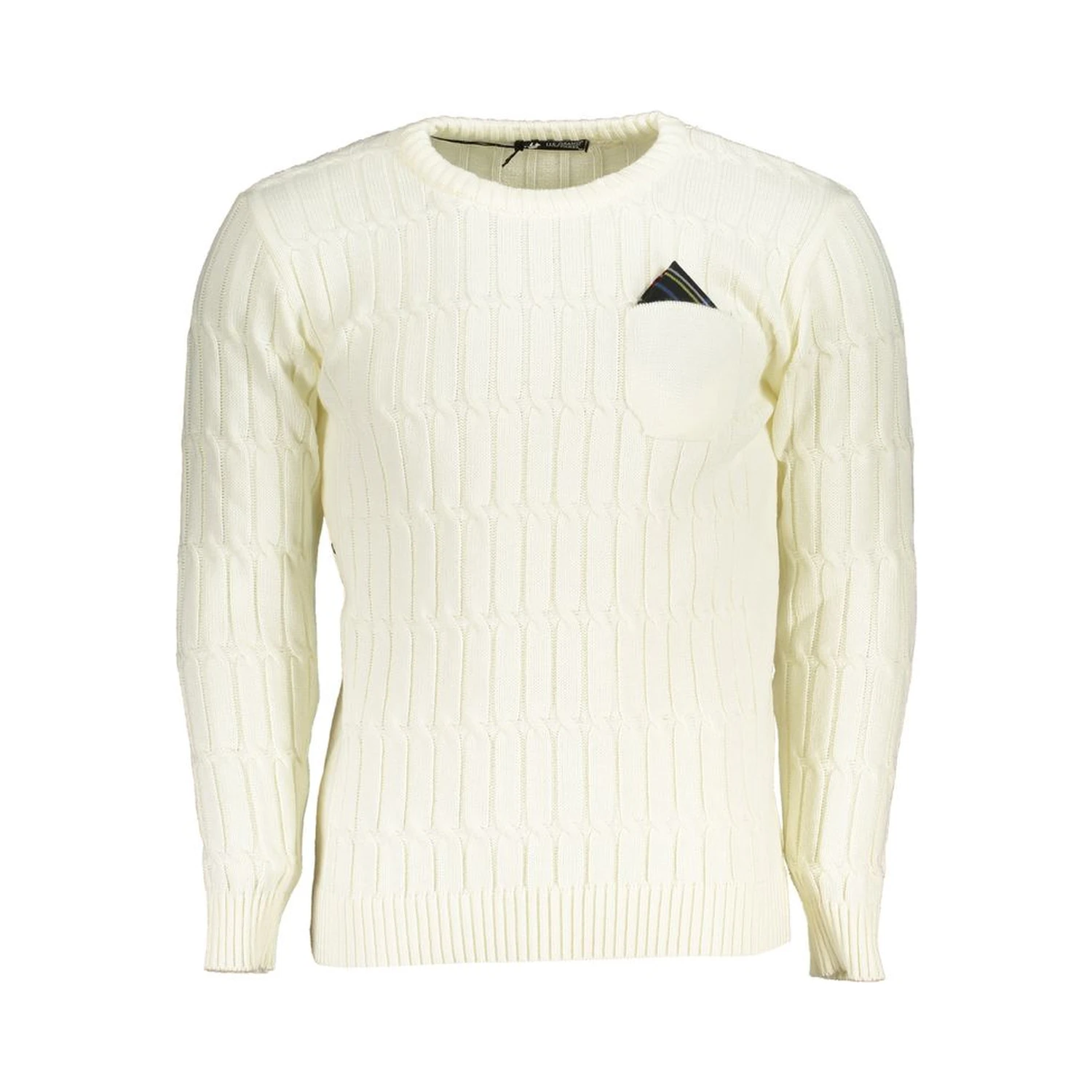White Fabric Sweatshirt