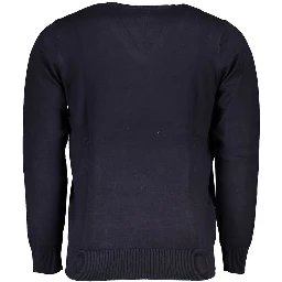 Blue Nylon Sweatshirt