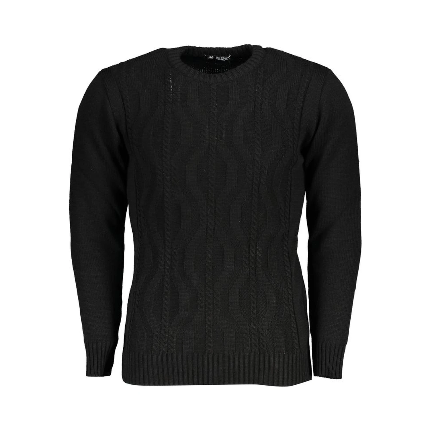 Black Fabric Sweatshirt