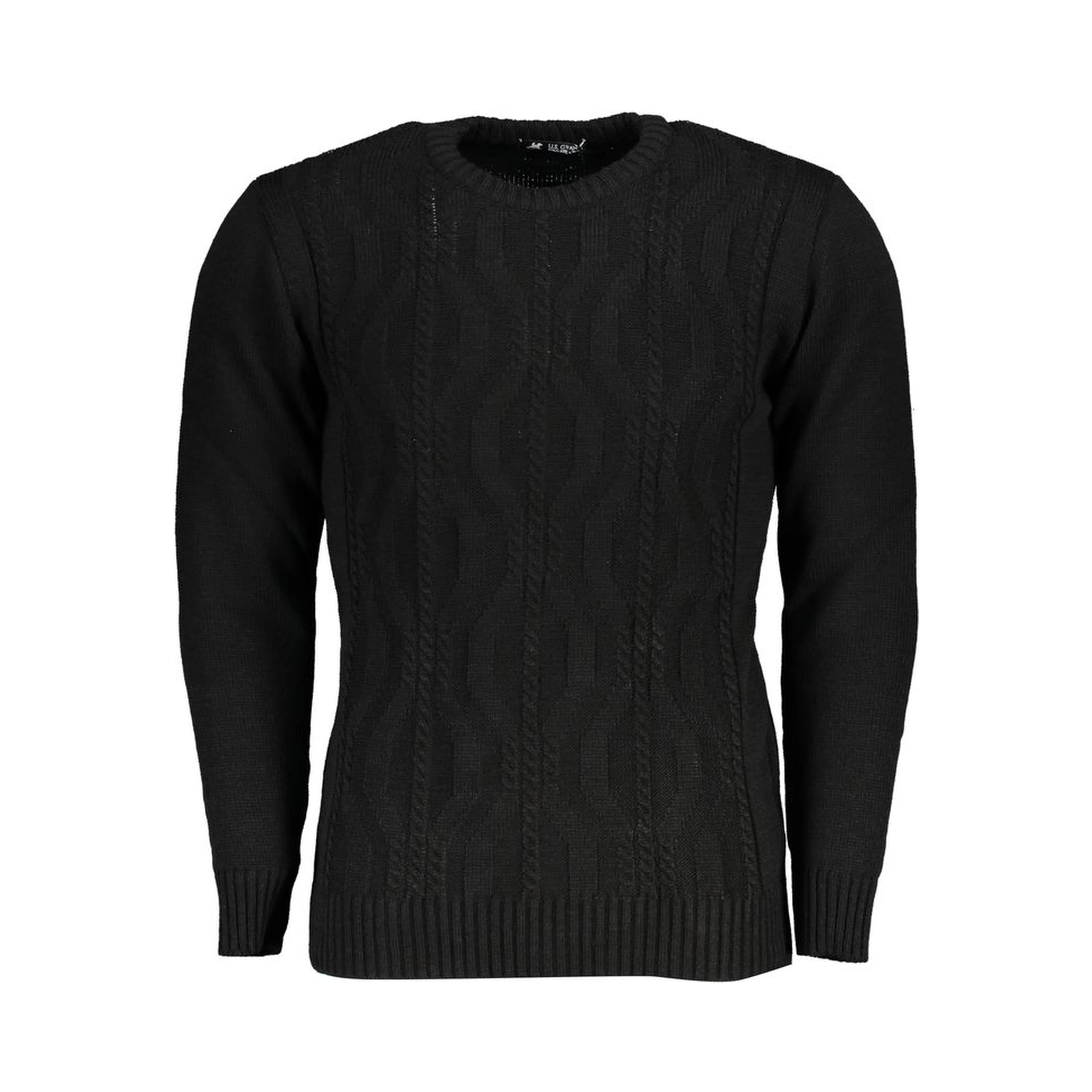 Black Fabric Sweatshirt