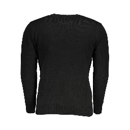 Black Marabou Sweatshirt